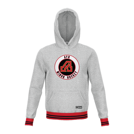 PRE ORDER - Bardown Flames Adult Custom Fleece Stripe Hoody - ETA Early November