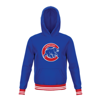 PRE ORDER - Cubs 100MPH Youth Custom Fleece Stripe Hoody - ETA Early November