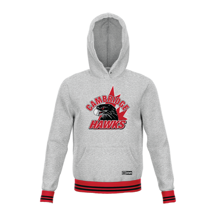 PRE ORDER - Bardown Hawks Youth Custom Fleece Stripe Hoody - ETA Early November