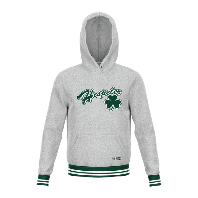 PRE ORDER - Bardown Shamrocks Adult Custom Fleece Stripe Hoody - ETA Early November