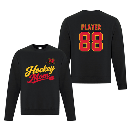 GMHA Hockey Mom Fleece Crewneck Sweatshirt