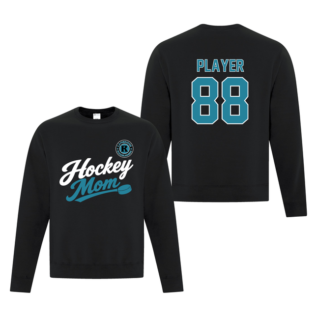 Roadrunners Hockey Mom Fleece Crewneck Sweatshirt