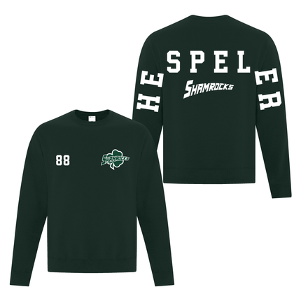 Shamrocks Spirit Crewneck Sweater - Adult