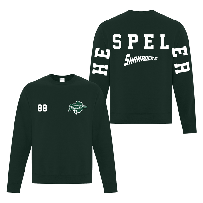 Shamrocks Spirit Crewneck Sweater - Adult