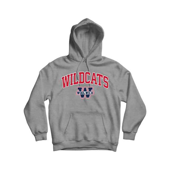 Wildcats Grey Fleece Hoody - Adult
