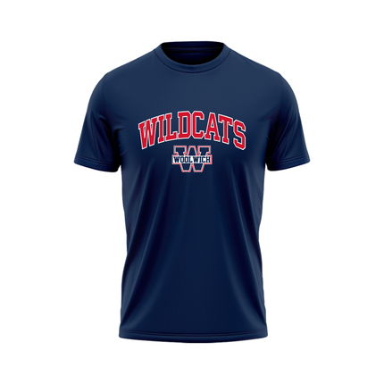 Wildcats Navy Performance Tee - Youth