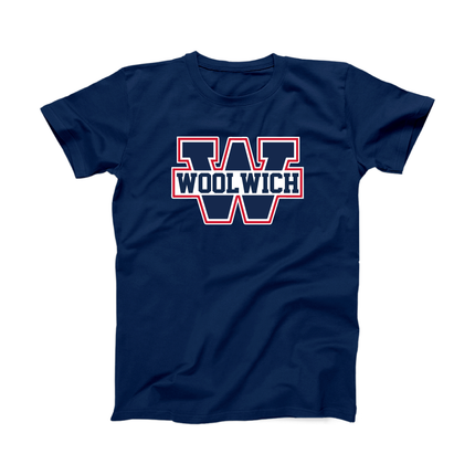 Woolwitch Navy Polycotton Tee - Adult