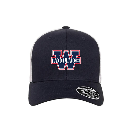 110M Mesh Snapback – Black/White