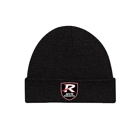 Rockets AJM Black Roll Up Toque