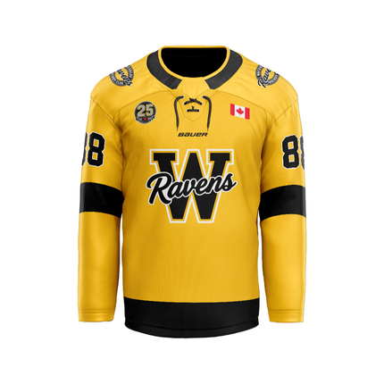 Waterloo Ravens Bauer Zephyr Sublimated 3rd Game Jersey - Womens